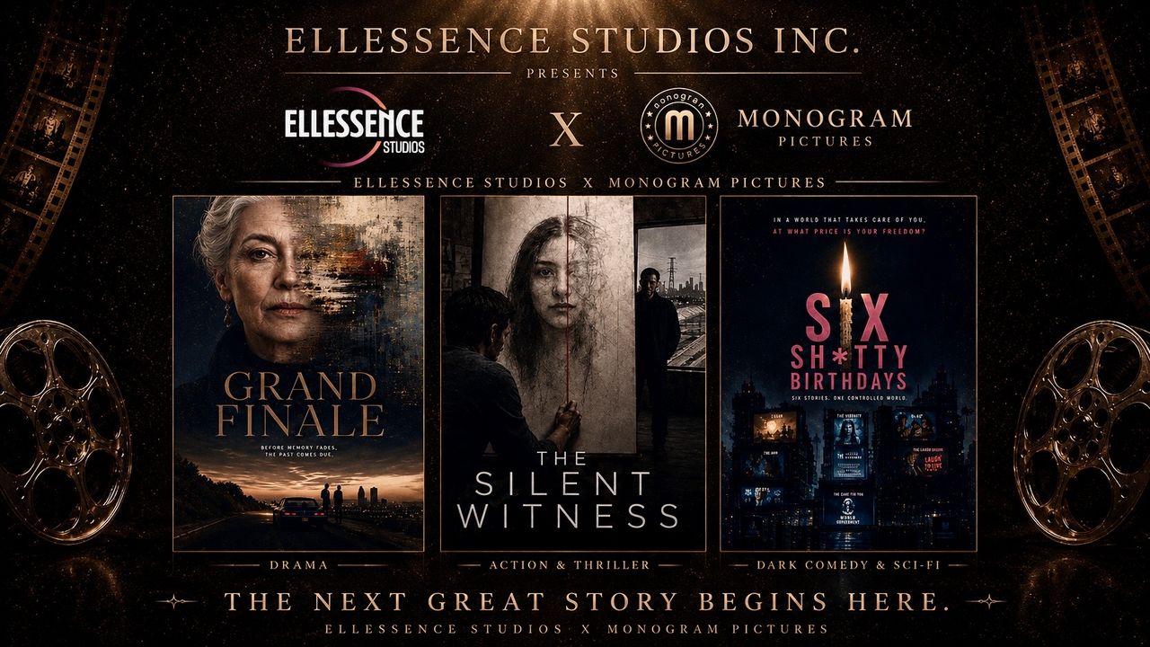 Ellessence Studios x Monogram Pictures: Grand Finale, The Silent Witness, Six Sh*tty Birthdays