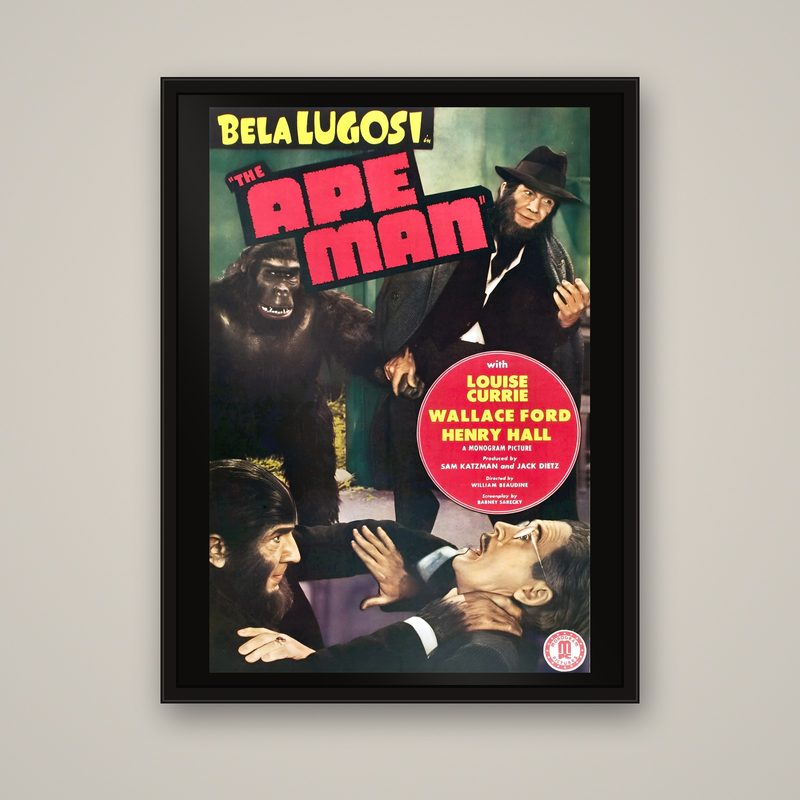 The Ape Man, product mockup
