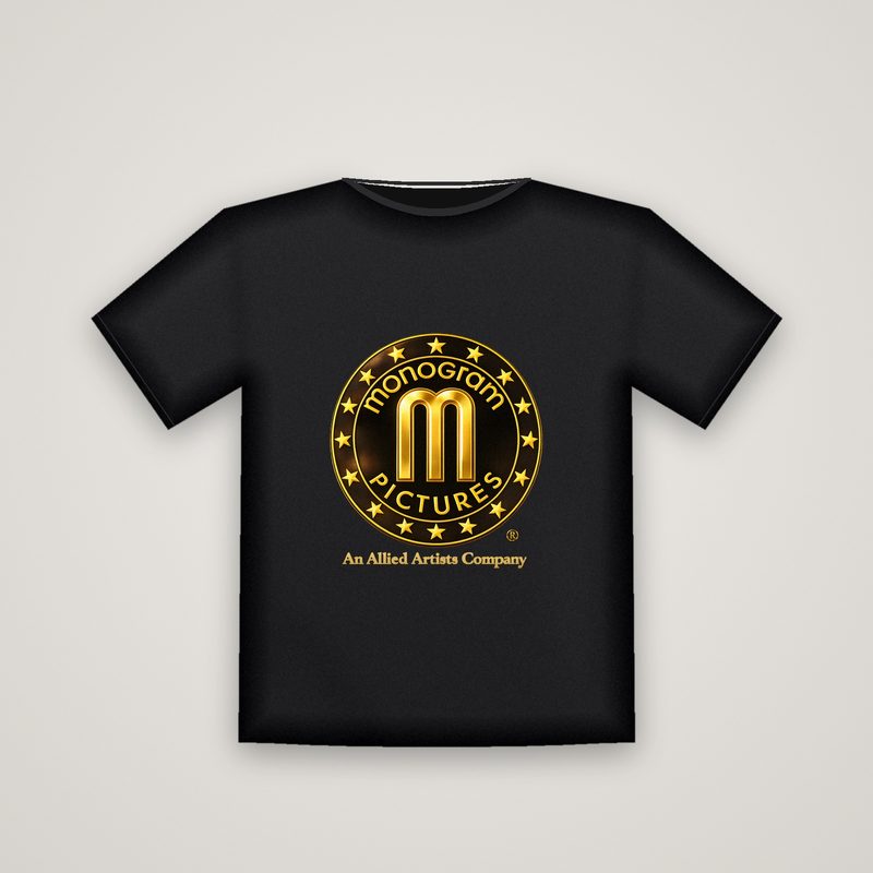 Monogram Gold Logo Tee, product mockup