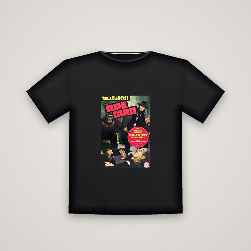 The Ape Man Poster Tee, product mockup